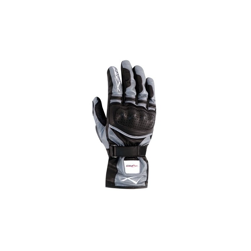Leather Gloves A-Pro Precision Black Grey