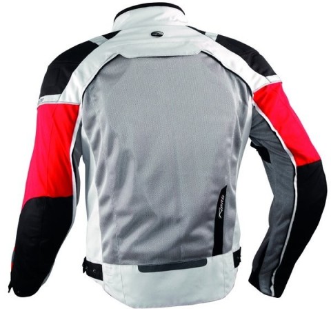A-Pro Areotech White-Red Touring Motorcycle Jacket