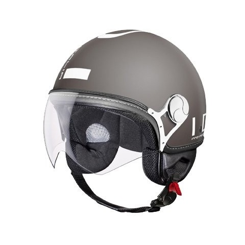 IDI Motorcycle Helmet Jet ZeroTre Matt Titanium-White