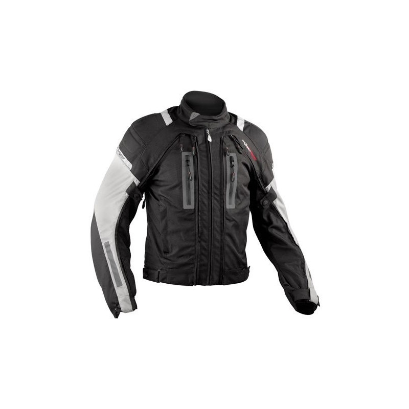A-Pro Areotech Black-Grey Touring Motorcycle Jacket