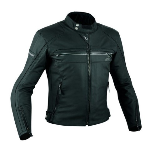 A-Pro Sbk Black Leather Motorcycle Jacket