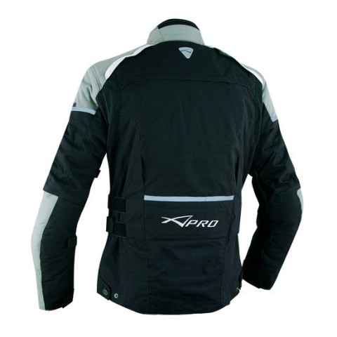 A-Pro Xplorer Grey Touring Motorcycle Jacket