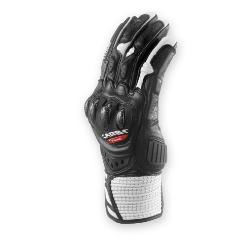 Clover RSC-3 Short Motorcycle Gloves Black-White