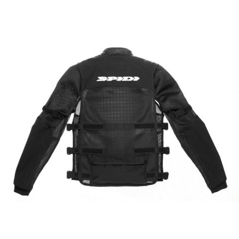 Spidi Multitech Armor Evo Summer Motorcycle Jacket Black